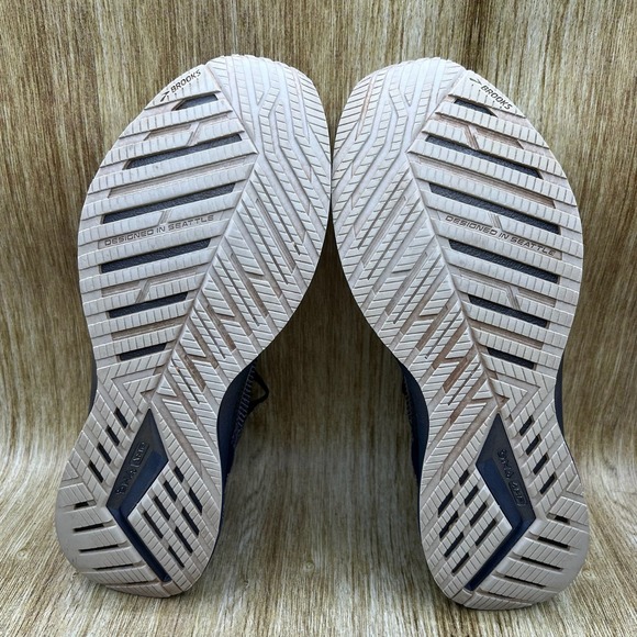 Brooks Levitate 5 Stealth Fit Men's Size 12.5 Running Shoes Sneakers Blue Gray - Picture 8 of 10